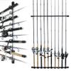Rush Creek Creations | Fishing Rod Holder, Garage Organization and Wall Storage, for Reels, Gear and Accessories (Vertical/Horizontal Rack) view 1