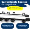Rush Creek Creations | Fishing Rod Holder, Garage Organization and Wall Storage, for Reels, Gear and Accessories (Vertical/Horizontal Rack) view 3