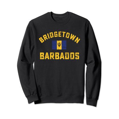 Bridgetown Barbados Flag Sweatshirt Sweatshirt