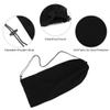 Lixada Tennis Racquet Cover Bag Soft Fleece Storage Bag Case for 1-2 1-2 Tennis Rackets Adjustable Shoulder Strap Drawstring Closure view 2