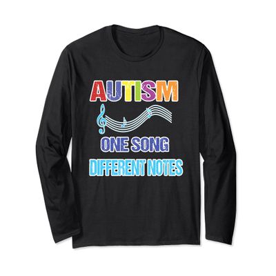 Autism Shirt One Song Different Notes for Autism Awareness