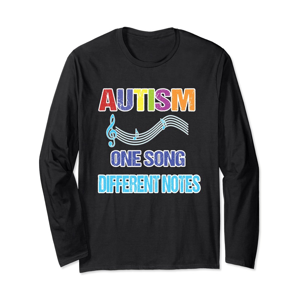 Autism Shirt One Song Different Notes for Autism Awareness