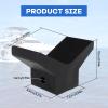 Kesoto 6 Inch Mounting Width Boat Trailer Non Marking Black Molded Rubber V Bow Stop view 3