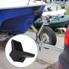 Kesoto 6 Inch Mounting Width Boat Trailer Non Marking Black Molded Rubber V Bow Stop view 4