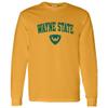 AL03 - Wayne State Warriors Arch Logo Long Sleeve - 3X-Large - Gold view 1