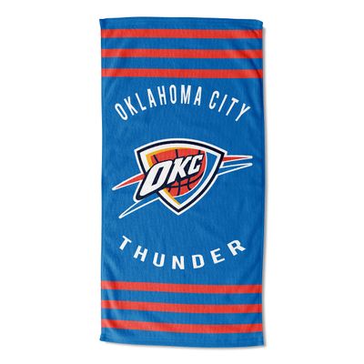 Northwest NBA Oklahoma City Thunder Beach Towel, 30" x 60", Stripes