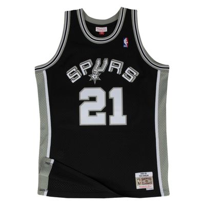 Tim Duncan San Antonio Spurs NBA Mitchell & Ness Youth Throwback Swingman Jersey