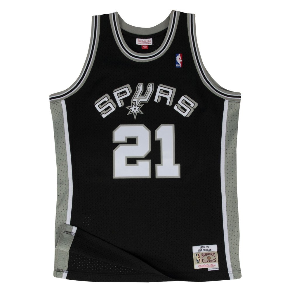 Tim Duncan San Antonio Spurs NBA Mitchell & Ness Youth Throwback Swingman Jersey