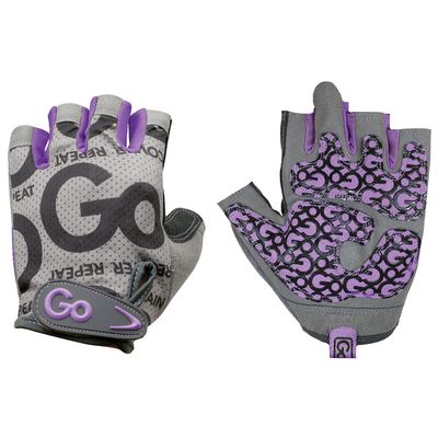 GoFit Womens Go Grip Glove - Purple/Grey - Large, GF-WGTC-L-PPL