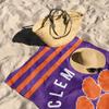 Northwest NCAA Clemson Tigers Unisex-Adult Beach Towel, 30" x 60", Stripes view 3