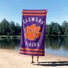 Northwest NCAA Clemson Tigers Unisex-Adult Beach Towel, 30" x 60", Stripes view 4
