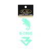 Evergreen B-True Glow Mark Decal Sticker Green view 1
