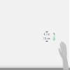 Evergreen B-True Glow Mark Decal Sticker Green view 2