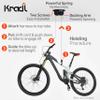 Kradl - Ceiling Mount Bike Lift and Rack. Bicycle Storage Hoist Without Electricity, Clumsy Ropes or Pulleys. 40 Pound Capacity. view 4