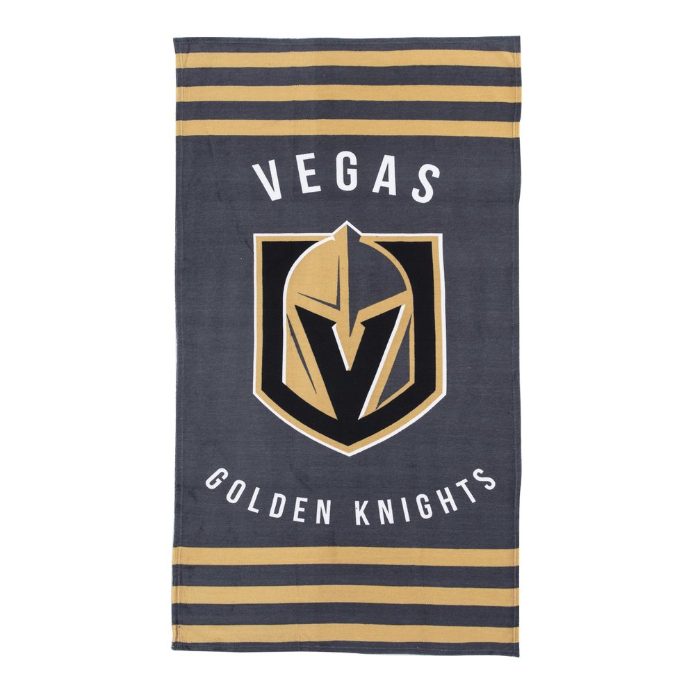 Northwest NHL Vegas Golden Knights Beach Towel, 30" x 60", Stripes