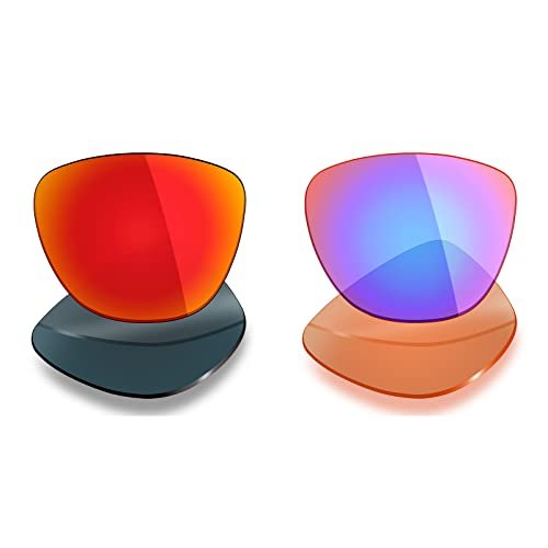 Mryok 2 Pair Polarized Replacement Lenses for Oakley Frogskins Sunglass - Options