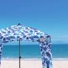 Qipi Beach Cabana - Easy to Set Up Canopy, Waterproof, Portable 6' x 6' Beach Shelter, Included Side Wall, Shade with UPF 50+ UV Protection, Ultimate Sun Umbrella - for Kids, Family - Sea Life view 4