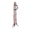 Circle Y Infinity Wrap Beaded One Ear Headstall for Horse, Sunset view 1