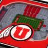 YouTheFan NCAA Utah Utes 3D StadiumView Coasters - Rice-Eccles Stadium 4" x 4" view 3