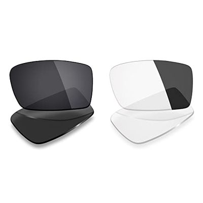 Mryok 2 Pair Polarized Replacement Lenses for Oakley Gascan Sunglass - Options
