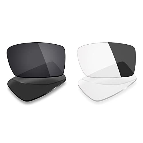 Mryok 2 Pair Polarized Replacement Lenses for Oakley Gascan Sunglass - Options