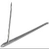 SEAC Stainless Steel Tahitian Shaft for Spearguns, Single Upper Barb, 6.5mm view 1