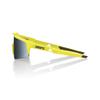 100% Speedcraft SL Sport Performance Sunglasses - Sport and Cycling Eyewear (Soft TACT Banana - Black Mirror Lens) view 3