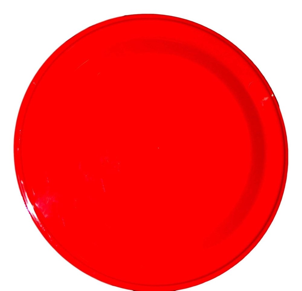 Jean Plastics 6 Flyers, Flying Discs (Red) 9 1/4" Dia.