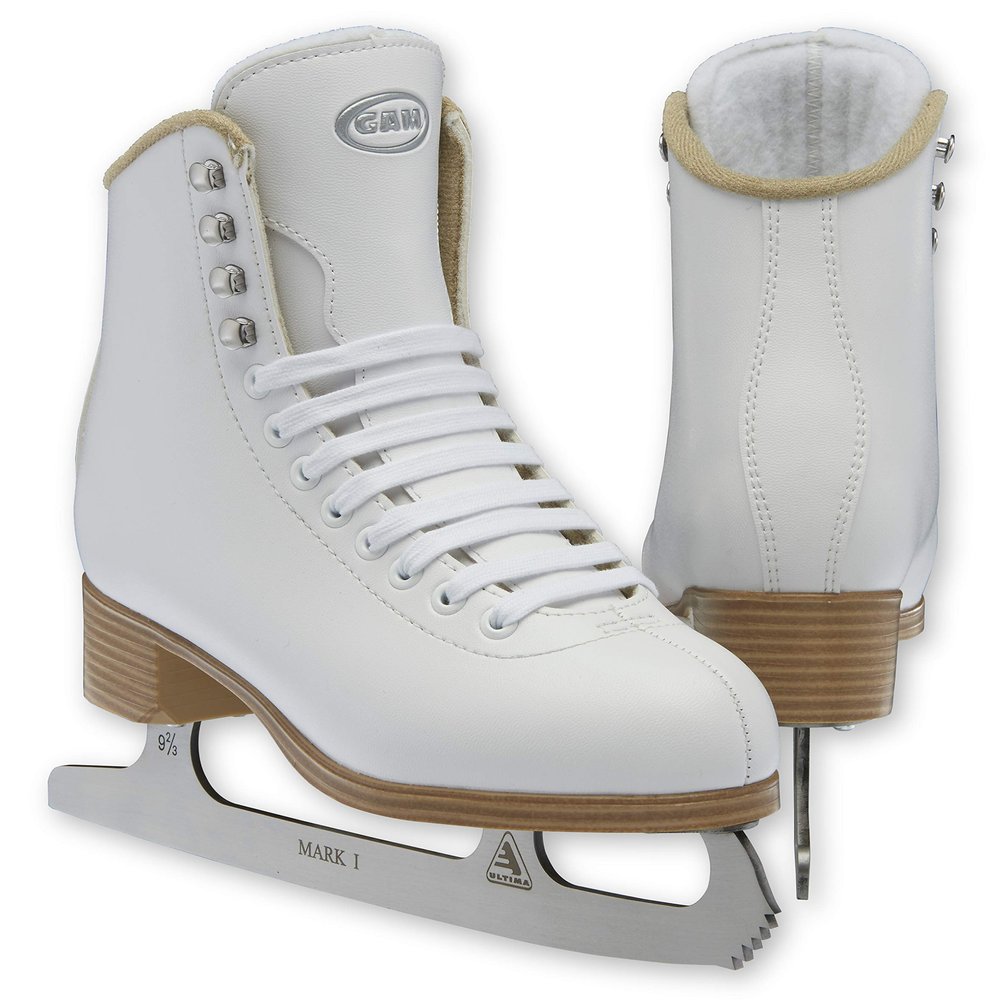 Jackson Ultima GAM G0101 Stella Girls White Figure Ice Skates - Kids 11