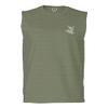 0153. Good Vibe Society Bones Hand Shaka Cool Vintage Graphic Men's Muscle Tank Sleeveles t Shirt (Olive Medium) view 2
