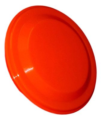 Jean Plastics 6 Flyers, Flying Discs (Orange) 9 1/4 Inch Dia.