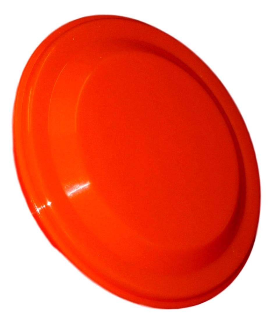 Jean Plastics 6 Flyers, Flying Discs (Orange) 9 1/4 Inch Dia.