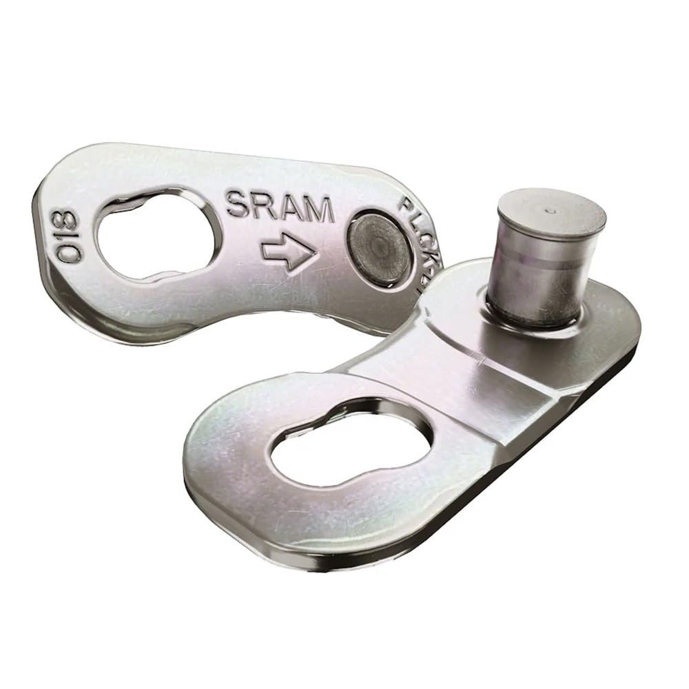 SRAM AXS PowerLock Link for 12-Speed Road Chains - Tool-Free Silver Master Link, Quick Chain Connection, Durable Lightweight Chain Engineering, Compatible with SRAM 12-Speed Drivetrains