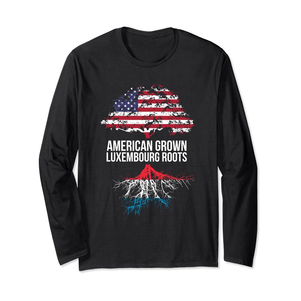 American Grown with Luxembourg Roots Shirt - Luxembourg Tee