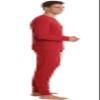 At The Buzzer Thermal Underwear Set for Men 95962-Red-XXL view 2