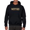 AH01 - Wofford Terriers Basic Block Hoodie - 3X-Large - Black view 4