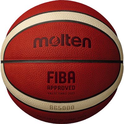 Molten BG5000 FIBA Approved Basket Ball, Orange/Tan, Size 6
