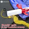 Tassel Depot - Graduation Cap and Gown Set with Customizable Tassel Year - Made in USA - Perfect for High School or College - Silver (Medium) view 3