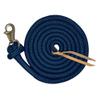 Kensington Clinician Equine Training Lead/Lunge Rope  25ft Heavy Duty Braided Horse Lead with Swivel Bull Snap | Color: Navy view 1