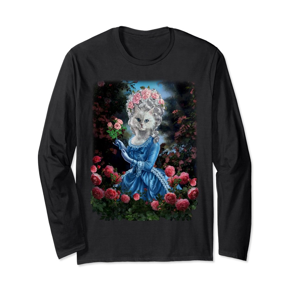 Cat Impersonate Queen Marie Antoinette of France, T-Shirt