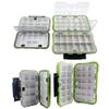 BESPORTBLE Fishing Tackle Box Lure Hooks Baits Kit Storage Case Waterproof Fish Tool Accessory Holder - Green view 2