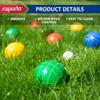 ropoda 90mm Bocce Ball Set with 8 Polyresin Balls, Pallino, Case and Measuring Rope for Backyard/Lawn/Beach/Outdoor, Resin Bocce Ball for Kids Teens Beginners(2 to 8 Players) view 4