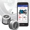 FOBO Bike 2 TPMS (Silver) - Wireless Tire Pressure Monitoring System with Bluetooth 5.0 | Real-Time Tire Pressure Sensor | Easy DIY Installation for Motorcycle | Compatible with iOS & Android view 1