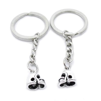 1 Item Metal Keychain Keyring Key Tags Chains Rings Jewelry Bag Charms XJ7T7 Football Helmet