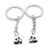 1 Item Metal Keychain Keyring Key Tags Chains Rings Jewelry Bag Charms XJ7T7 Football Helmet view 1