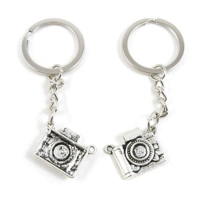 1 Item Metal Keychain Keyring Key Tags Chains Rings Jewelry Bag Charms L8XJ1 Camera