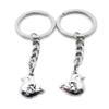 1 Item Metal Keychain Keyring Key Tags Chains Rings Jewelry Bag Charms BB7T5 Chicken Chick view 1