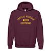 UGP Campus Apparel AH20 - Central Michigan Chippewas Athletic Arch HOODIE - 3X-Large - Maroon view 1