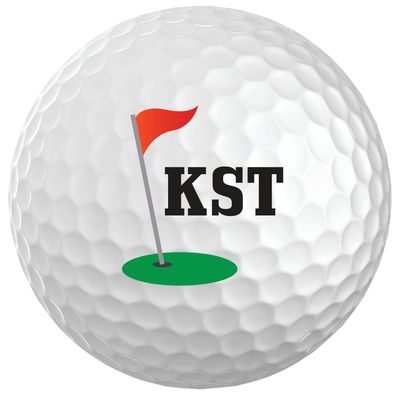 Personalized Logo Golf Balls - Monogrammed Custom Golf Balls (12 Balls)