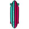Kryptonics Mini Cutaway Cruiser 26-Inch Complete Skateboard with Elegant Mermaid Graphic - Ideal for Young Skaters, Combining Lightweight Durability and Beginner-Friendly Design view 3